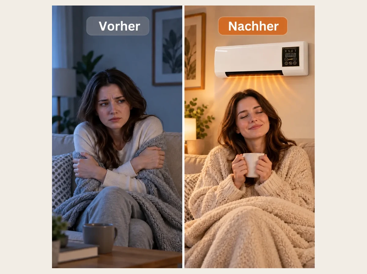 Power Heat Pro 2-in-1 Wand- & Stand-Klimagerät im Alltag
