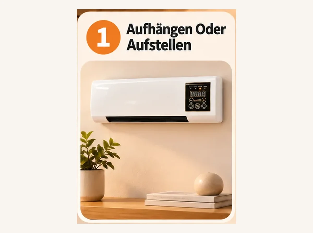 Aufhängen oder Aufstellen